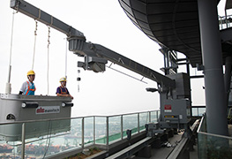 Roof Powered Building Maintenance Units (Gondolas)